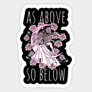 As above so below Sticker